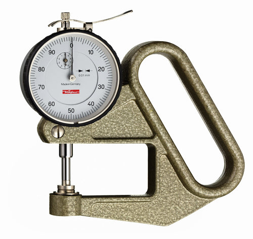 Käfer J50E(0.01mm) Dial Thickness Gauge 0-10mm Ball anvils for Sheet Metal