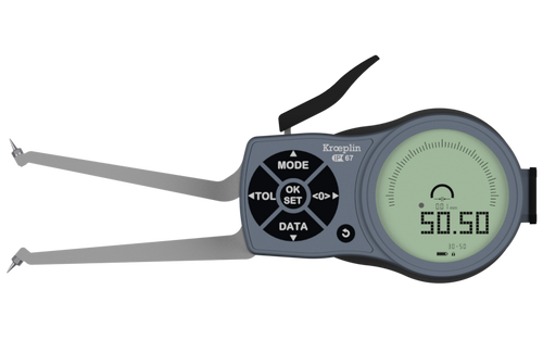 Mitutoyo L2G30 electronic internal measuring gauge  Measuring range Meb: 30 – 50 mm Numerical interval Zw: 0,001 / 0,002 / 0,005 / 0,01 / 0,02 / 0,05mm Measuring depth L max.: 85 mm