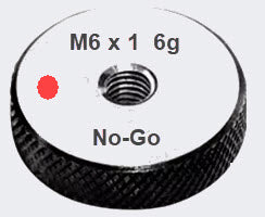 Metric Thread Ring Gauge (No-Go) Class 6g Code No P9024-N6-1 Size M6x1 With UKAS Certificate of Calibration