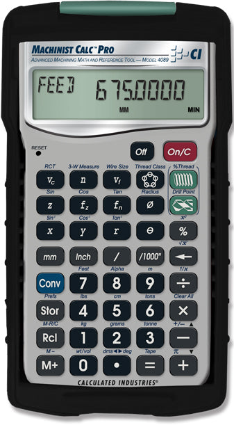 4089 Machinist Calc Pro Advanced Machining Math and Reference Tool