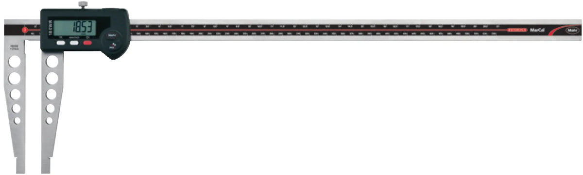 Mahr MarCal 4112713 Digital Caliper 18 EWR without blades, 20"/500mm, Resolution .01mm/.0005", Data Output , IP65
