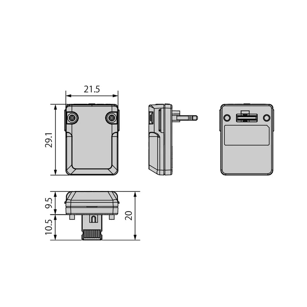 Mitutoyo 264-628 U-WAVE-TIB Wireless Unit for Measuring Instrument SKU: Code: 264-628