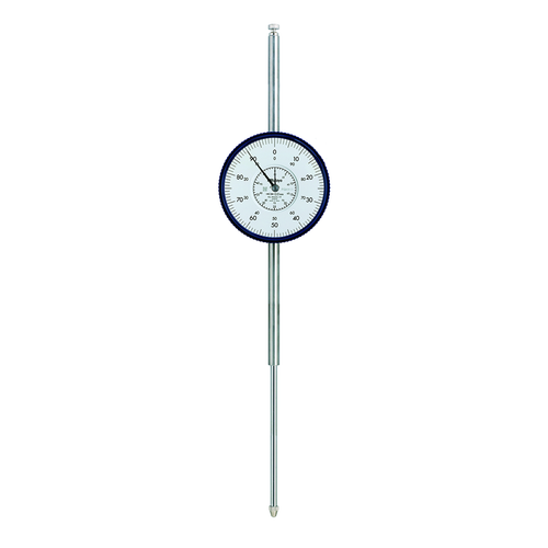 Dial Gauge, Flat Back, ISO Type Jewelled Bearing, Shockproof, 100mm, 0,01mm 3062AB-19