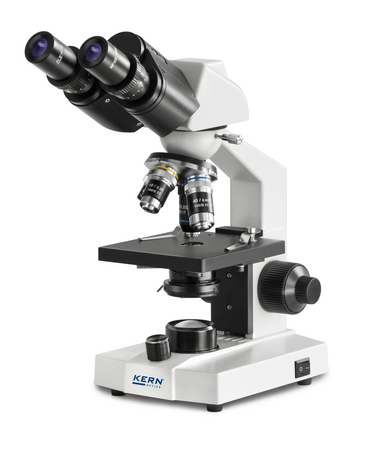 Kern OBS Educational Microscopes OBS 104, Binocular tube, 10x Eye piece, Objectives 4x/10x/40x,  Fixed Stage