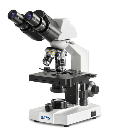 Kern OBS Educational Microscopes OBS 106, Binocular tube, 10x Eye piece, Objectives 4x/10x/40x,  Mechanical stage