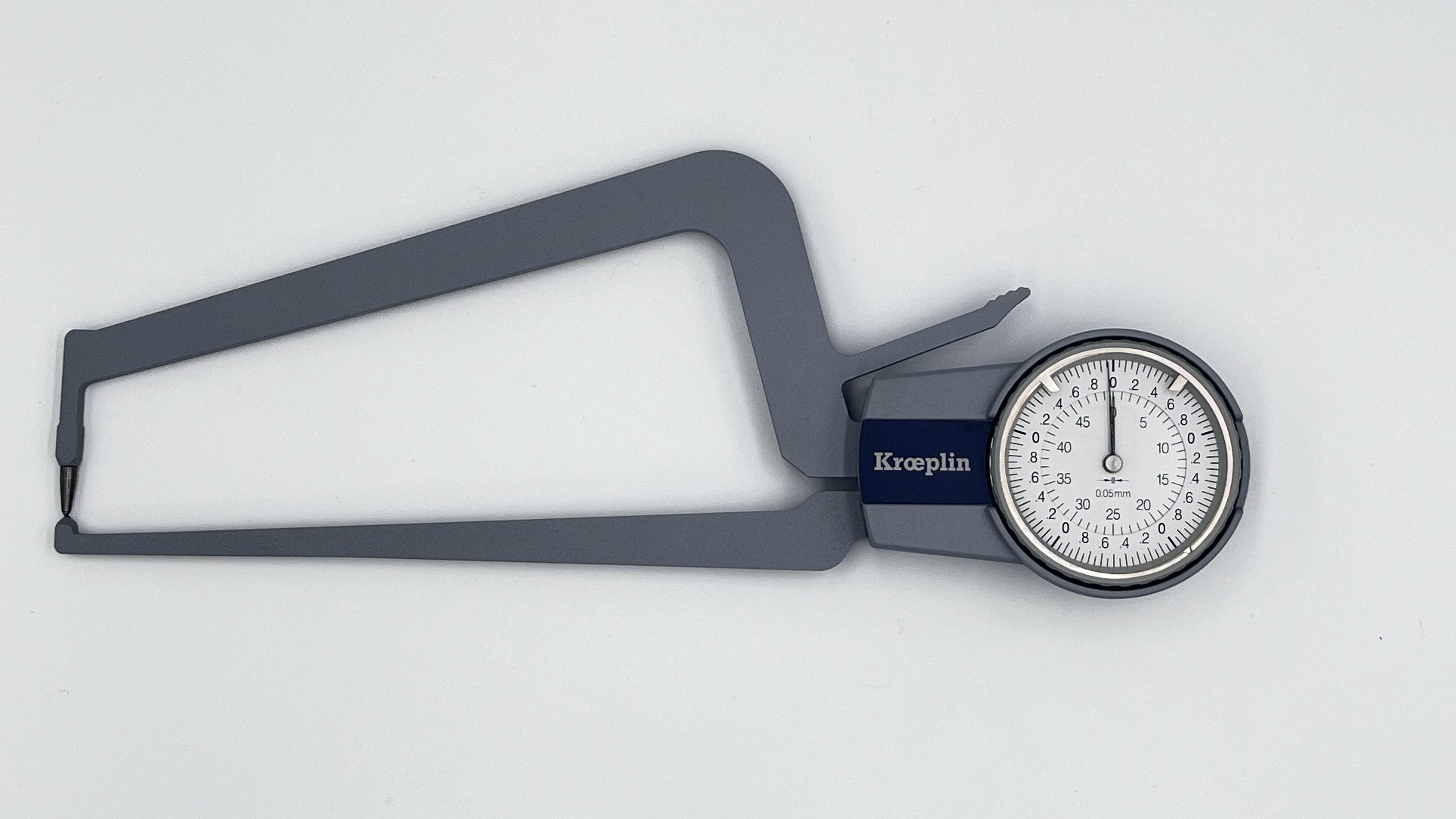 Kroeplin External Gauge OD2050R 0-50mm x .05mm Wall thickness, depth 170mm