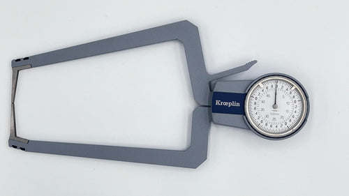 Kroeplin External Gauge OD2050S 0-50mm x .05mm Wall thickness, depth 170mm Chisel contacts