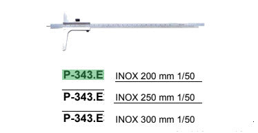 LTF Vernier Depth Gauge 200mm  x .02mmwith Pin Code P343-E1