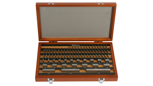 Mitutoyo 516-904-11 Series 516 Imperial Steel Gauge Block Sets Inch, 81 piece Grade2, To BS Standards