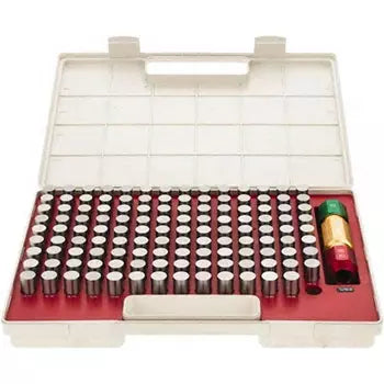 MHC 616-4313 Pin Sets Class ZZ Pin Sets Range : 19.00-20.98mm Tolerance -.005mm Number of pins :100, Supplied with handle, in plastic box