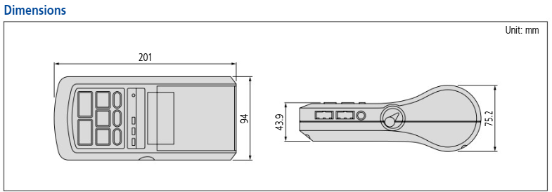 Statistic Processing Printer DP-1VA Data Printer and Logger BS Type 264-505E