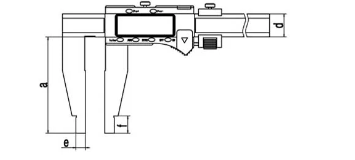 Inspec Heavy Duty Digital Caliper 0-1000mm/0-40" 111-507