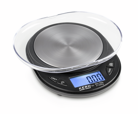 KERN® Pocket balance TGC 150-2 Weighing capacity [Max]150 g Weighing capacity [Max] (ct) 750 ct Readability [d] 0,01 g Readability carat [d] (ct) 0,05 ct