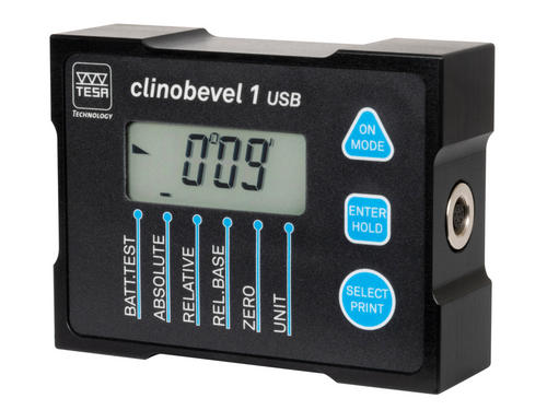 Tesa Clinobevel 1 Clinometer + Clinosoft Software 05330203