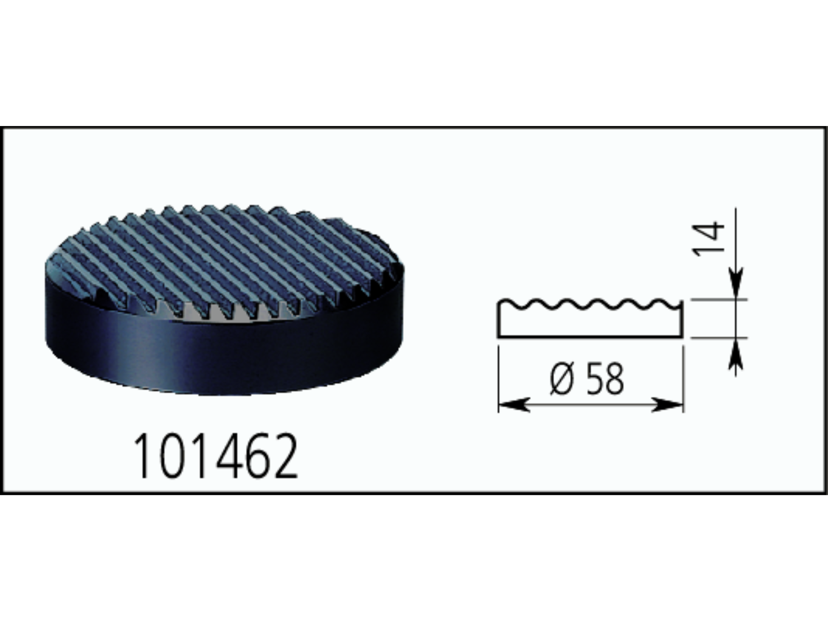 Gauge Stand with Hardened Steel Anvil, D=58mm Serrated Anvil Heigh Column 519-109-10
