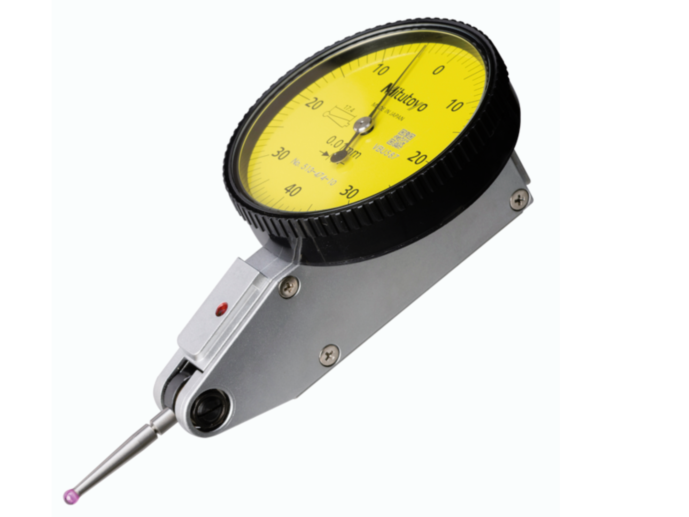 Ruby Tip Indicator Lever-Type Dial Indicator 0.8mm 0.01mm Ø40mm Ruby Stylus 513-414-10E