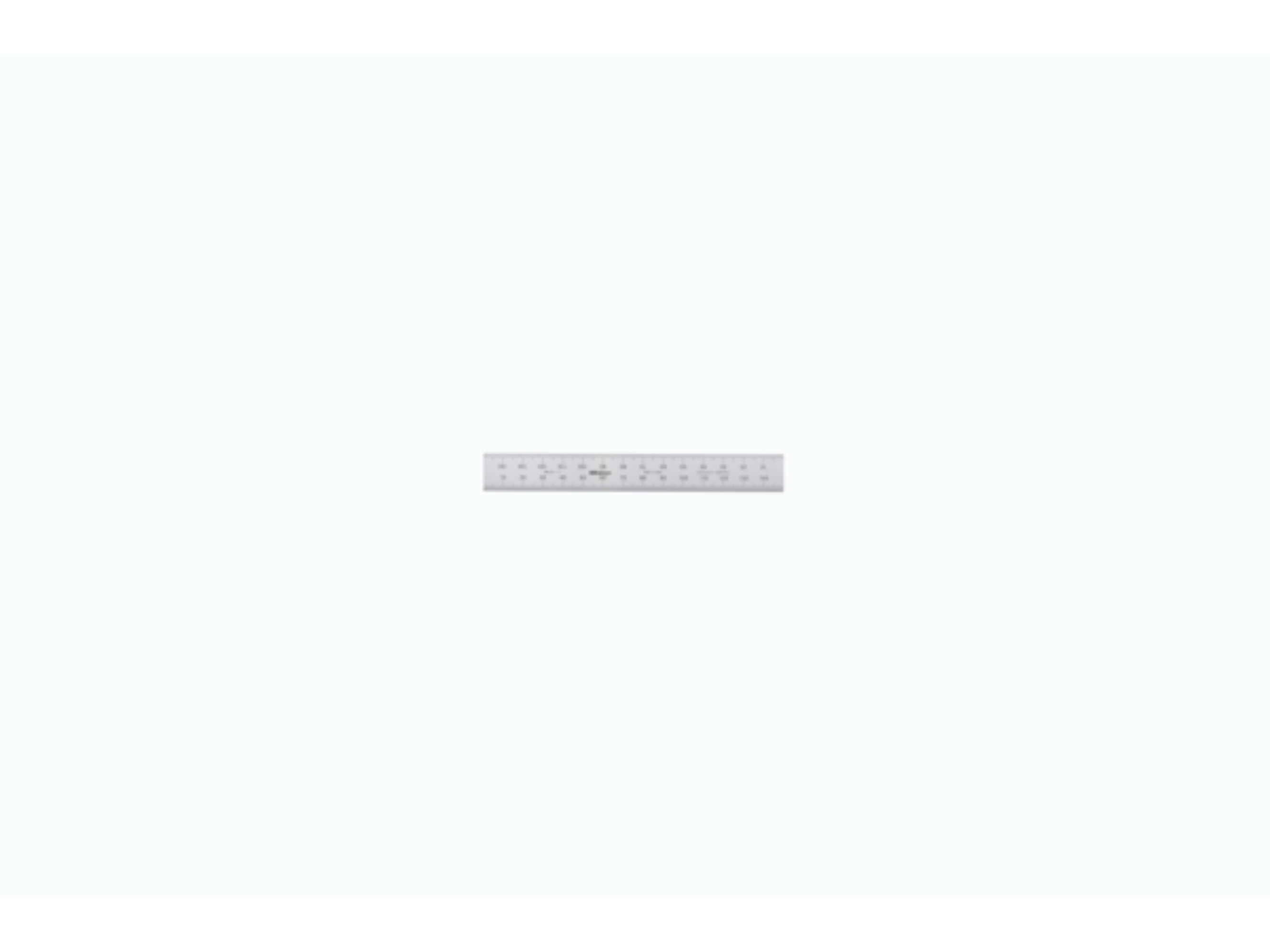 Metric Steel Rule, Wide Rigid Rule, 450mm 182-151