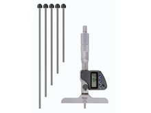 Mitutoyo Digital Depth Micrometer 0-150mm (0-6") 4" Base 329-350-30