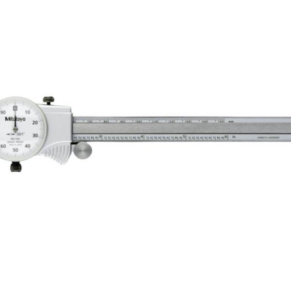6" Shockproof Dual Reading Dial Caliper Stainless Steel Accurate To 0 001