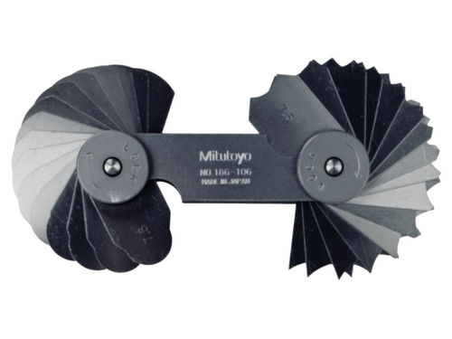 Radius Gauge 7.5-15mm, 32 Pairs 186-106