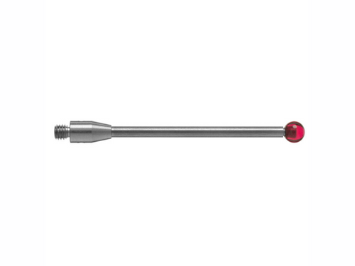 M3 Ø4 mm ruby ball, tungsten carbide stem, L 40 mm, EWL 36 mm A-5003-0060