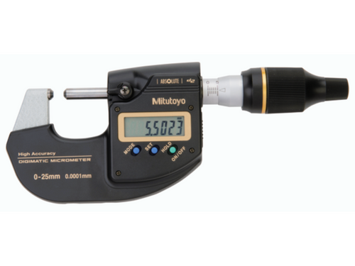 Mitutoyo Digimatic High Accuracy Digital Micrometer 0-25mm(0-1"), With Output 293-130-10