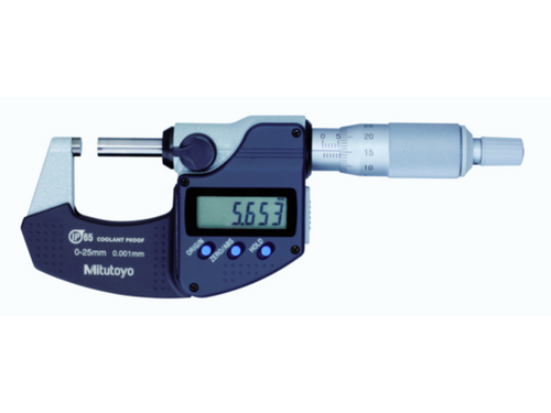 Mitutoyo Metric Digimatic Micrometer 0-25mm, IP65, W/O Output 293-240-30