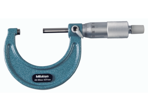 Mitutoyo Analogue Outside Micrometer 25-50mm, Ratchet Stop 103-138