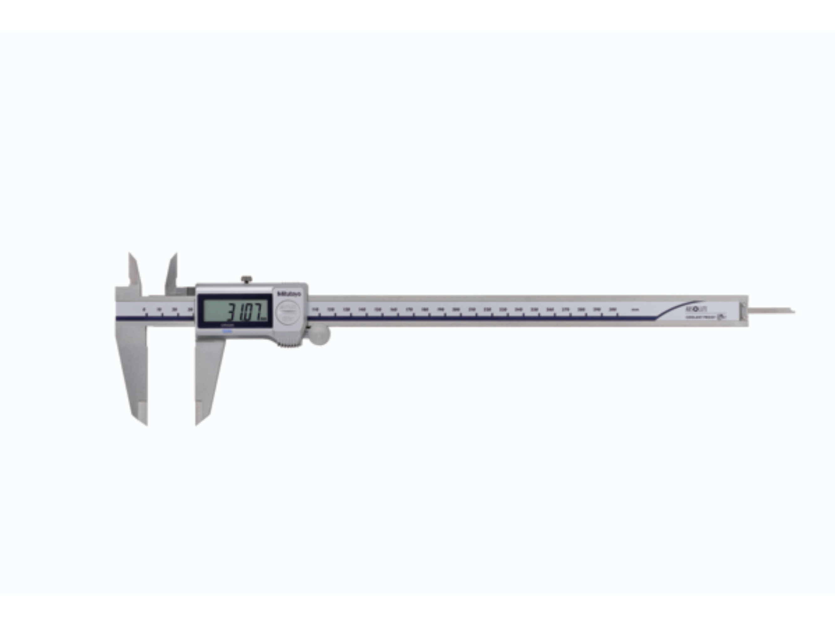 Mitutoyo ABSOLUTE Coolant Proof Caliper 0-300mm IP67 (Square Depth Rod & Thumb Roller) 500-714-20