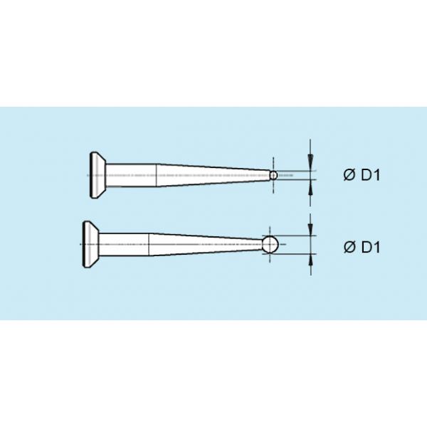 Haimer 80.303.00 Probe tip straight with ball Description : Probe tip straight with ball diameters of 2mm