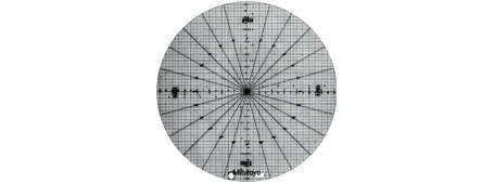 Mitutoyo 999362 Type C Concentric Circles Overlay Chart No : 999362 Si