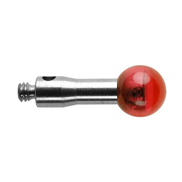 PART NO: 265-5R CMM Replacement Stylus Carbide Probe M2 Thds, 10.0mm Range Length, Ø5.0mm Ruby Ball on Ø2.5mm Steel Stem X 7.3mm E.W.L.
