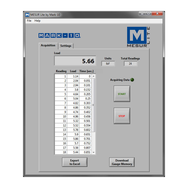 Mark-10 Series TT02 Torque Tool Tester Rundown fixture, hard joint simulation AC1066-2