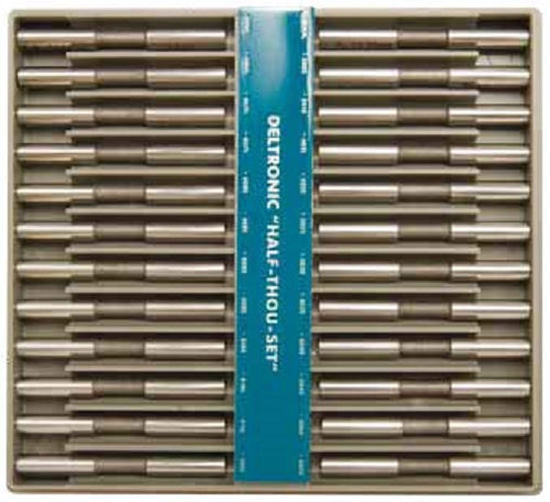 Deltronic HT24-024 Class X Pin Gauge Sets. 0.0005" Steps, 0.0248 - 0.1080"  Number of Pins 24