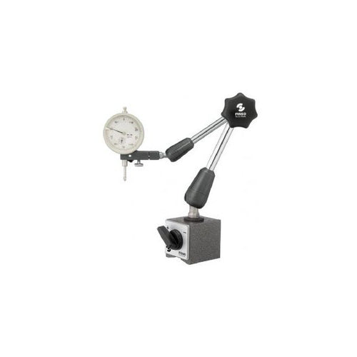 FISSO Classic Line Model: 3300-28 F + M - 3D articulated gauging arm with on off magnet 3328.10, 8mm Stem. Indicator Not supplied
