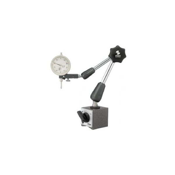 FISSO Classic Line Model: 3300-28 F + M - 3D articulated gauging arm with on off magnet 3328.10, 8mm Stem. Indicator Not supplied
