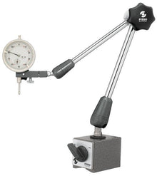 FISSO 3340.15 Classic Line Model: 3300-40 F + SM - 3D articulated gauging arm with on off magnet, 3/8" Stem with 3/8" to 8mm bushing , Indicator Not supplied