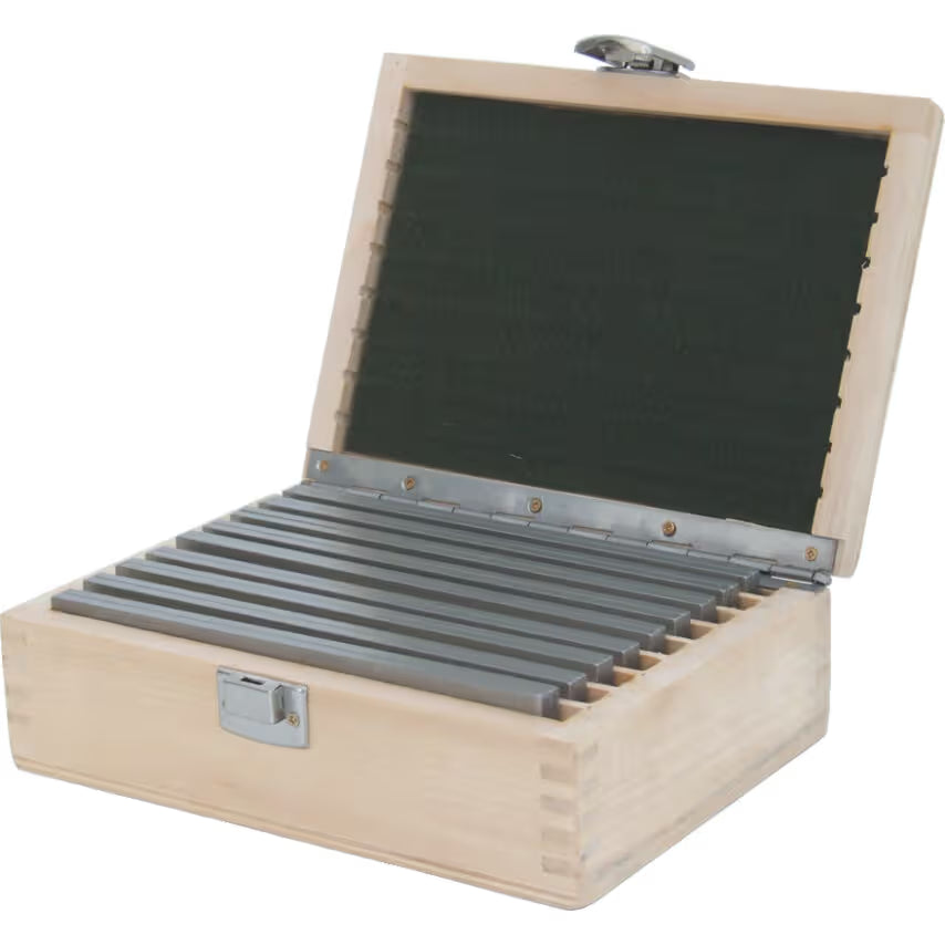 MHC 637-7972 Precision Parallel Sets wooden case pairs 8 x 120mm Parallel +/-.005mm