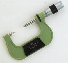 Borletti Micrometer  manufactured in Italy P-MAS-TV2 Pointed 30 degree 25-50mm graduation .01mm