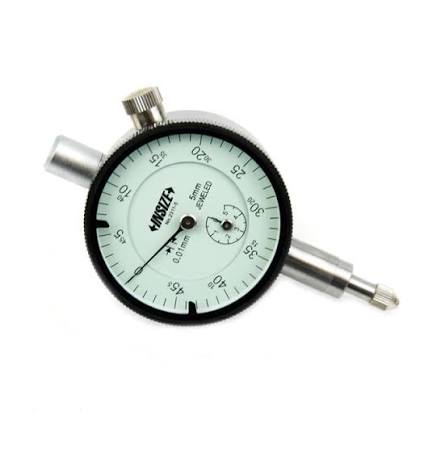 Insize Small Face Indicator,Flat Back, ISO Type, 5mm, 0,01mm 2311-5F Bezel 42mm