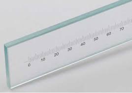 Chotest 1016166 300mm glass ruler