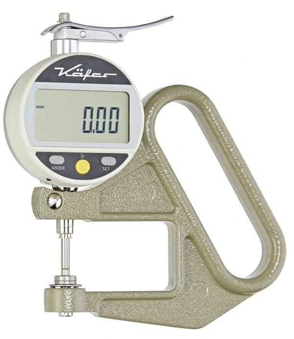 Käfer JD50 (0.01mm) Digital Thickness Gauge 50mm Jaw 0-12.5mm (0-0.5″)