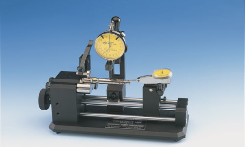 Concentricity Gage - K2-20 Dual Indicator Gauge / 10-50mm / Standard Carrier / Vertical Carrier without rollers