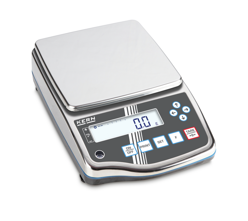 Kern PWS Laboratory Balance IP65 PWS 3000-1 Range 3200g Resolution 0.1g Pan size 190 x 190mm