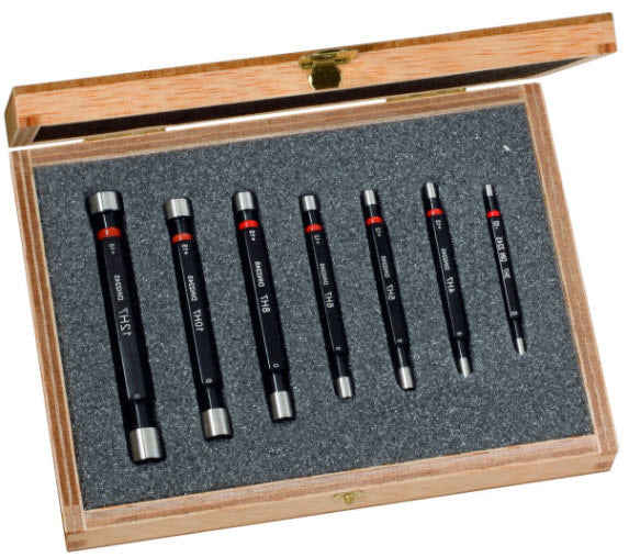 P9025S Plain Plug Gauge Set GO, NO-GO in set NOGO M3/M4/M5/M6/M8/M10/M12