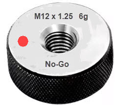Metric Thread Ring Gauge (No-Go) Class 6g Code No P9024-N12-3 Size M12x1.25 With UKAS Certificate of Calibration