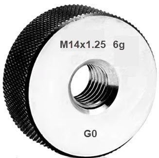 Metric Thread Ring Gauges (Go) Code No P9024-G14-3 Size M14x1.25