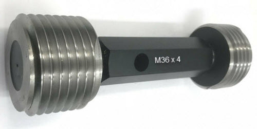 Metric Thread Plug Gauges Go No Go Class 6H Size M36 x 4 Code P9023-M36-1