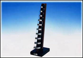 MEI-8 Micrometer Checker on a stand Metric Imperial 8 pieces set 0.130", 0.250", 0.385", 0.50", 0.615", 0.750", 0.870" & 1".