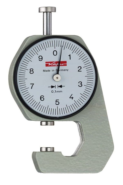 KAFER Pocket Dial Thickness Gauge K 15 - Reading: 0.1 mm Range 0-10mm